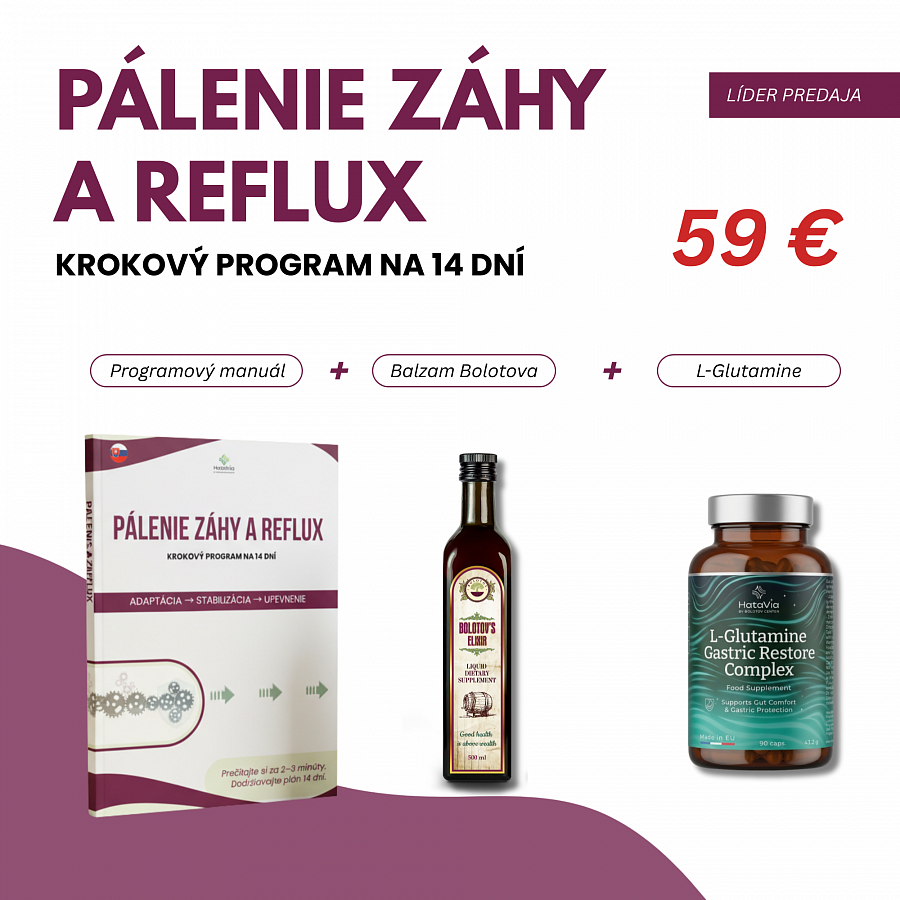 PROGRAM NA REFLUX A PÁLENIE ZÁHY