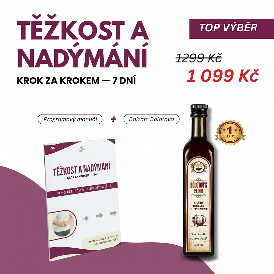 PROGRAM PŘI TĚŽKOSTI A NADÝMÁNÍ