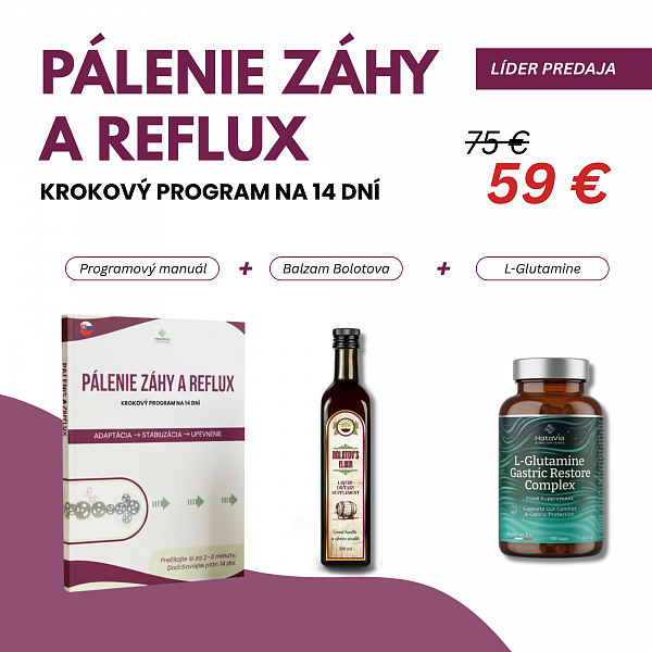PROGRAM NA REFLUX A PÁLENIE ZÁHY